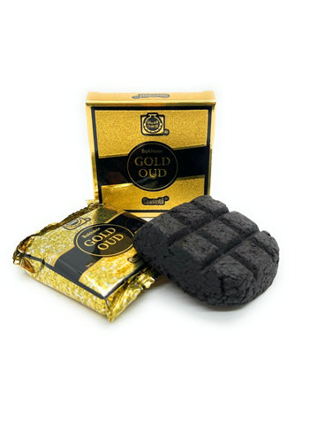 Gold Oud Bakhoor 40g By Surrati