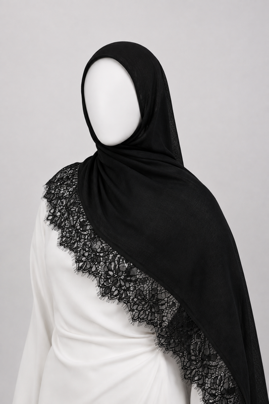 Modal With Lace Trim