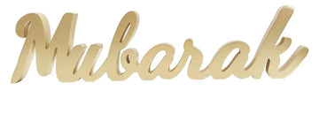 Mubarak Word - Gold