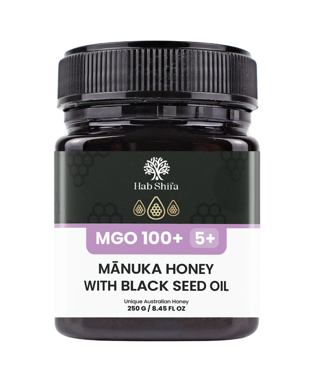 Manuka Honey (MGO100+) with Black Seed Oil 250g