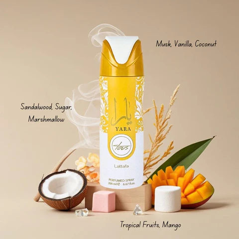 Yara Tous Perfumed Body Spray 200ml