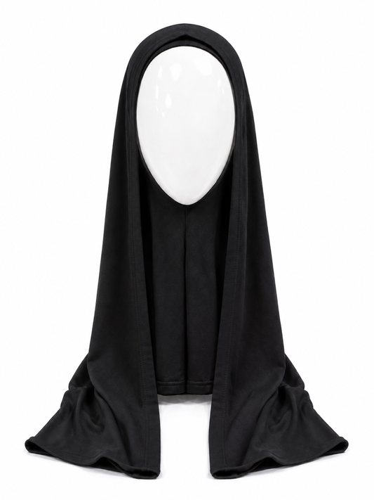 Hoodie Style Hijab With Matching Ninja Cap