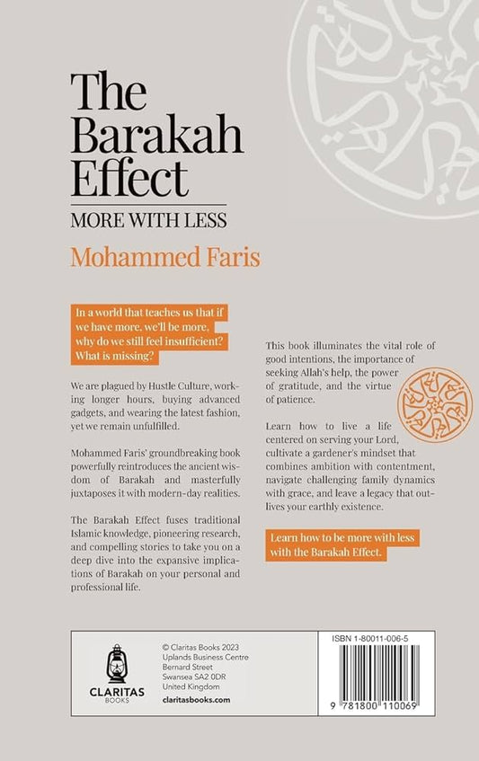 The Barakah Effect More With Less By Mohammed Faris