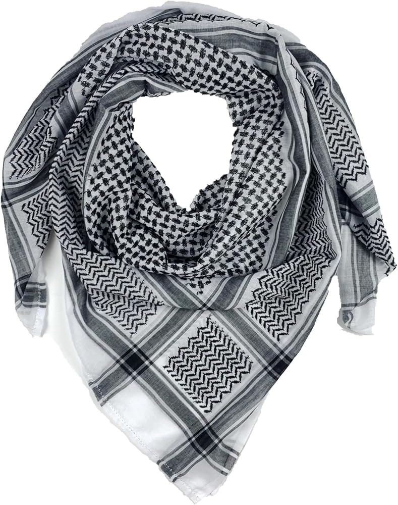 Keffiyeh - Black And White