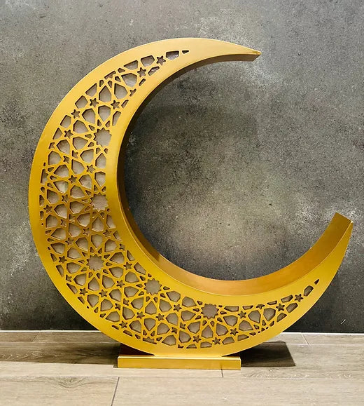 Wooden Stand up Moon Medium size