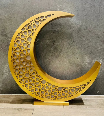 Wooden Stand up Moon Medium size