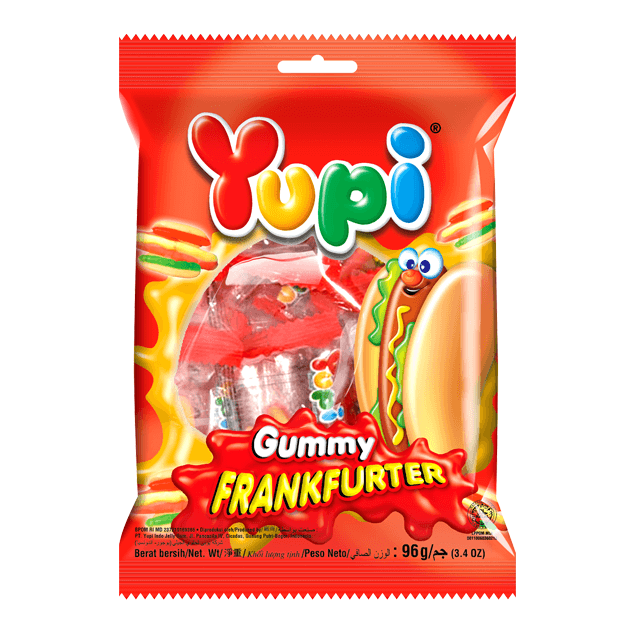 Yupi Frankfurter Lolly Bag