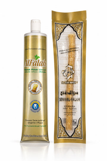 Al Falah Miswak Toothpaste &amp; Premium Miswak Stick Set