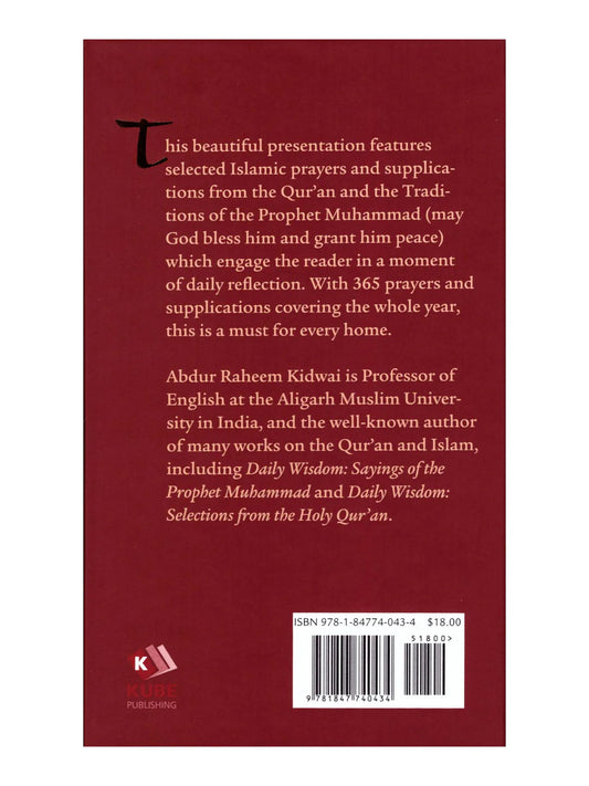 Daily Wisdom Islamic Prayers and Supplications By Abdur Raheem Kidawi