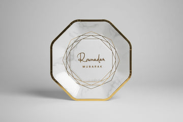 Ramadan Mubarak Plates