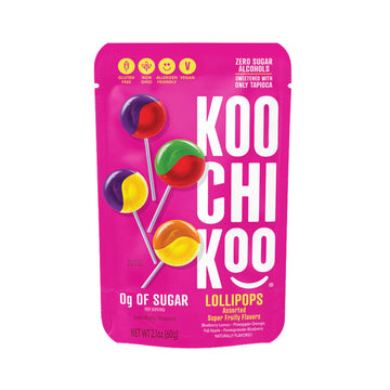 Koo Chi Koo Lollipops Assorted Super fruity Flavours