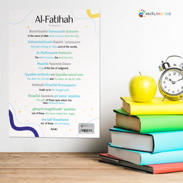 Muslimazing Arabic Educational Poster - Al-Fatihah