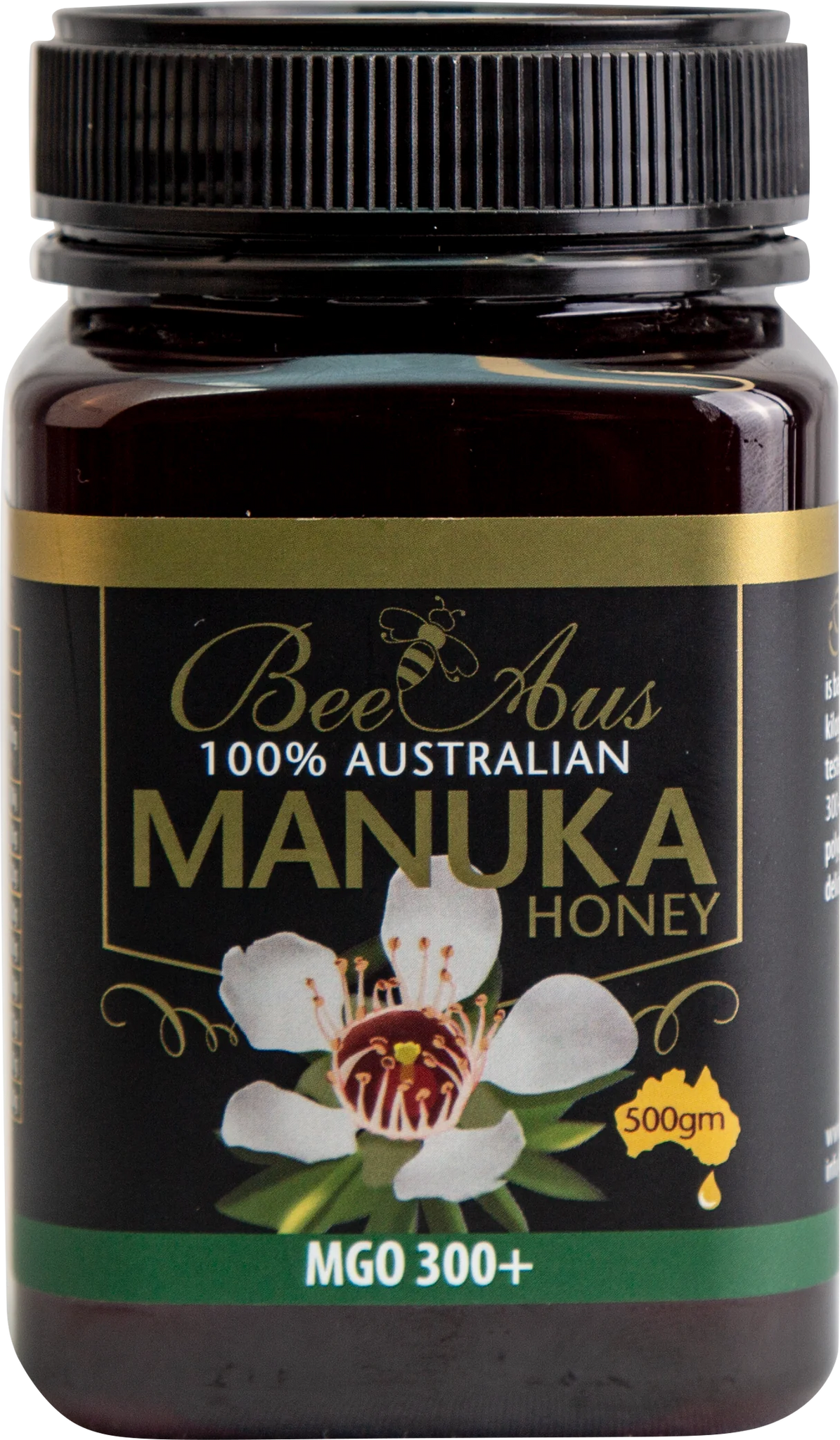 Manuka Honey 300+ MGO 500gms By Bee Aus