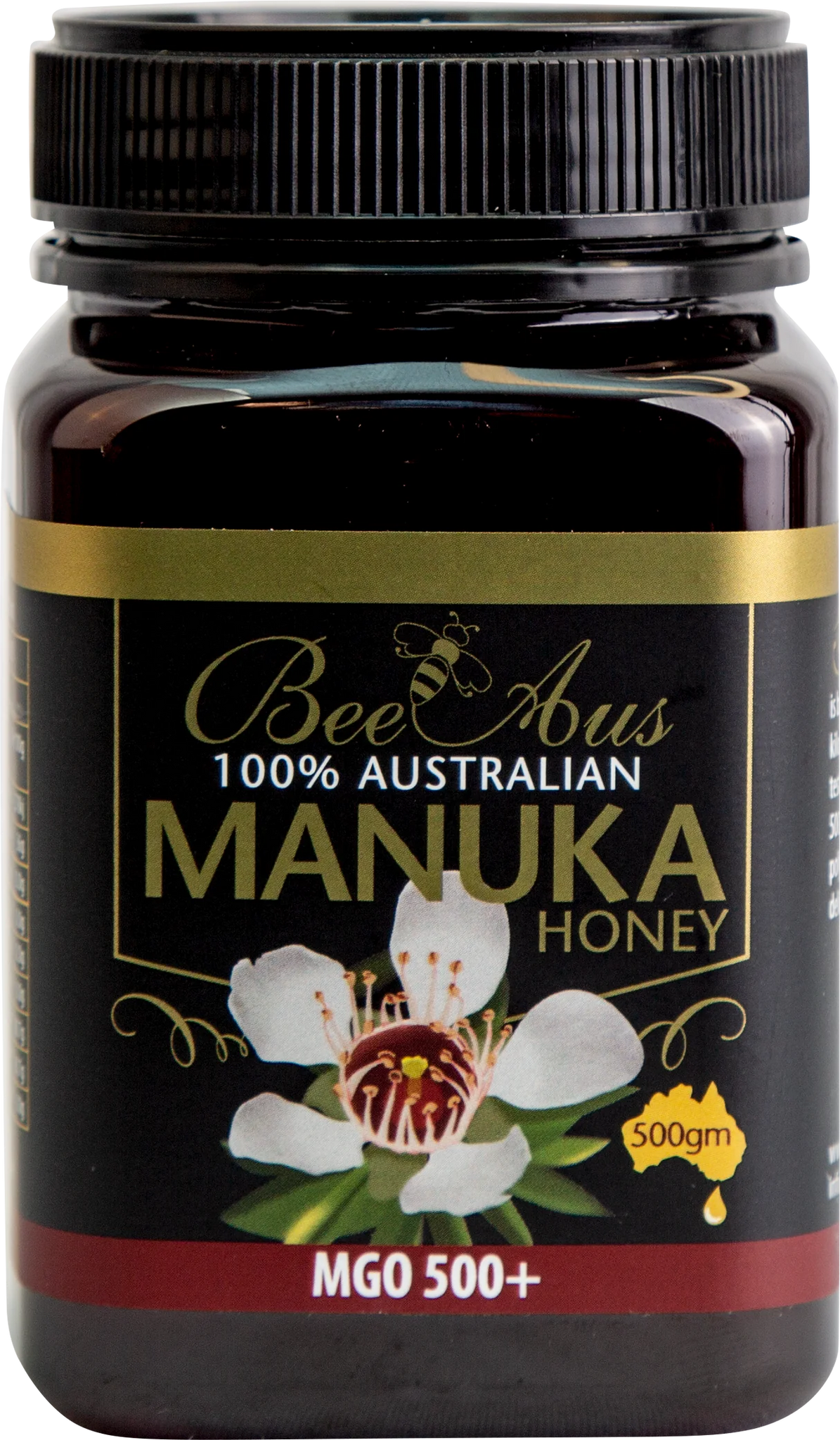 Manuka Honey 500+ MGO 500gms By Bee Aus