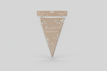 Ramadan Mubarak Triangle Banner