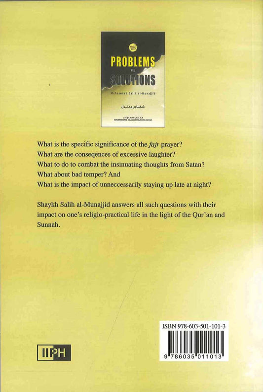 Problems and solutions By Muhammad Salih Al-Munajjid