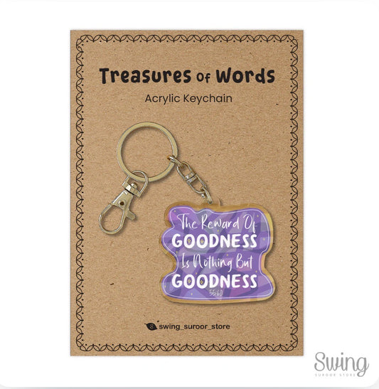Treasure of Words Acrylic Keychains
