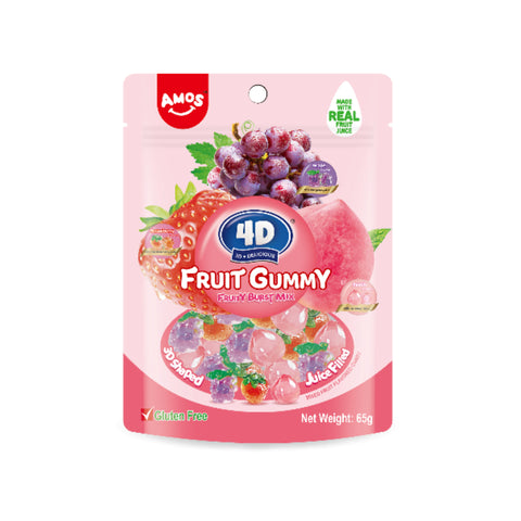 4D Fruit Gummy - Fruity Burst Mix