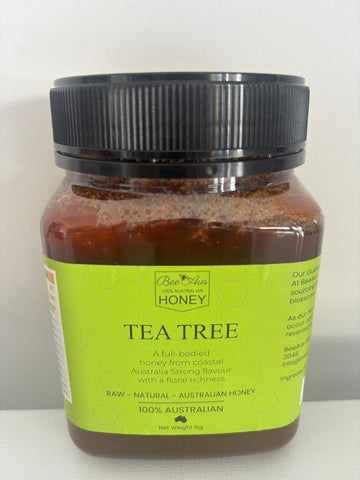Tea Tree Raw Natural Australian honey 1kg By Bee Aus