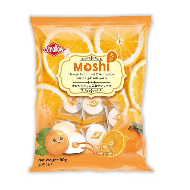 Moshi Jam Filled Marshmallows - Orange