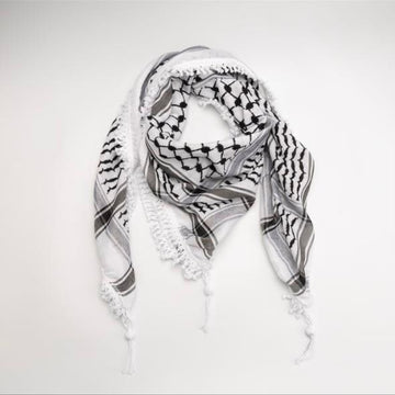 Black And White Keffiyeh