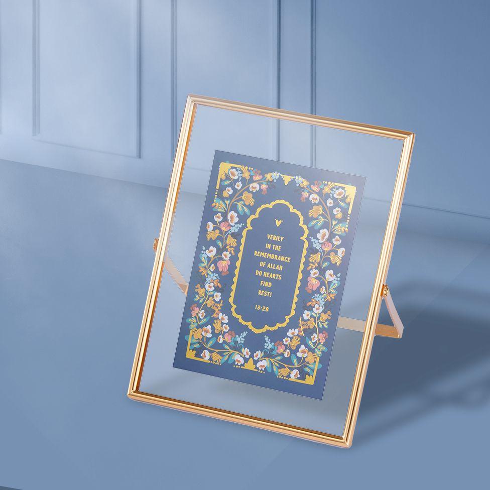 Gold Foiled with Frame : Remembrance