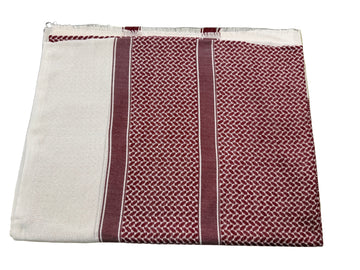 Keffiyeh - Red And White