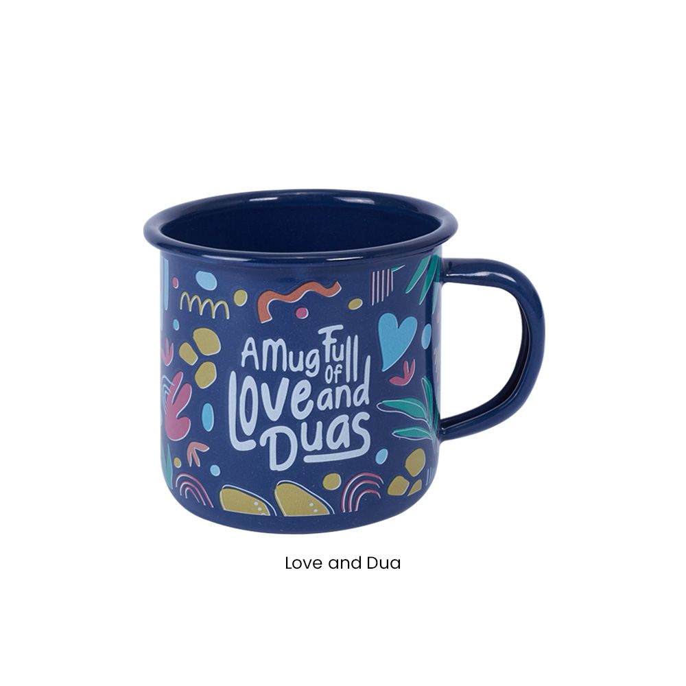 Enamel Mug - Love and Dua