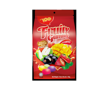 Lot 100 Fruity Gummy Assorted