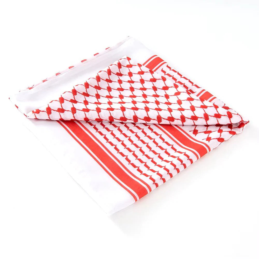 Keffiyeh - Red And White