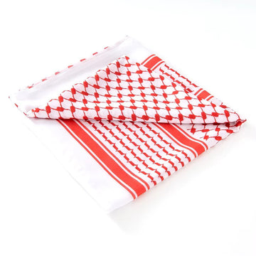 Keffiyeh - Red And White